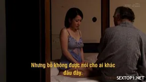 Bố chồng thay con trai thỏa mãn cái bướm con dâu